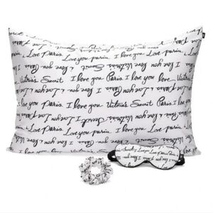 Victoria's Secret 3-Piece Satin Accessories Gift Set Pillowcase NIB!